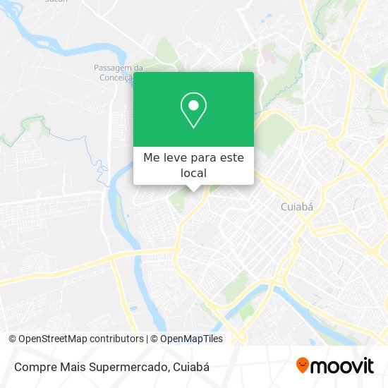 Compre Mais Supermercado mapa