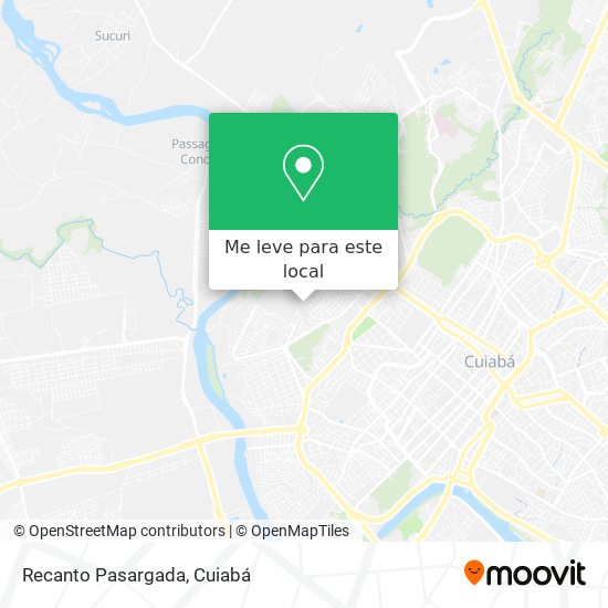 Recanto Pasargada mapa