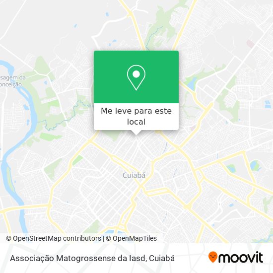 Associação Matogrossense da Iasd mapa