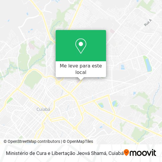 Ministério de Cura e Libertação Jeová Shamá mapa