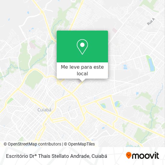 Escritório Drª Thaís Stellato Andrade mapa