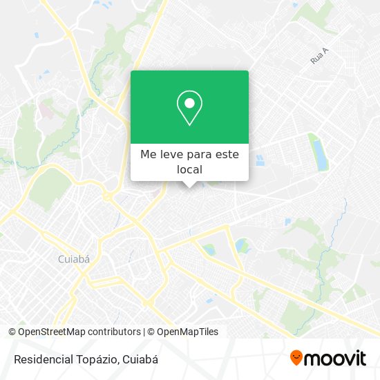 Residencial Topázio mapa