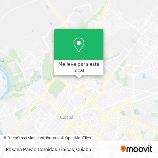 Rosana Pavão Comidas Tipicas mapa