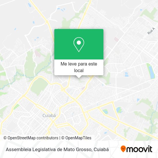 Assembleia Legislativa de Mato Grosso mapa