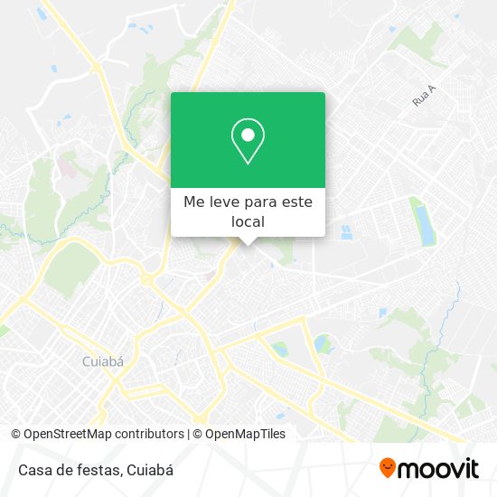 Casa de festas mapa