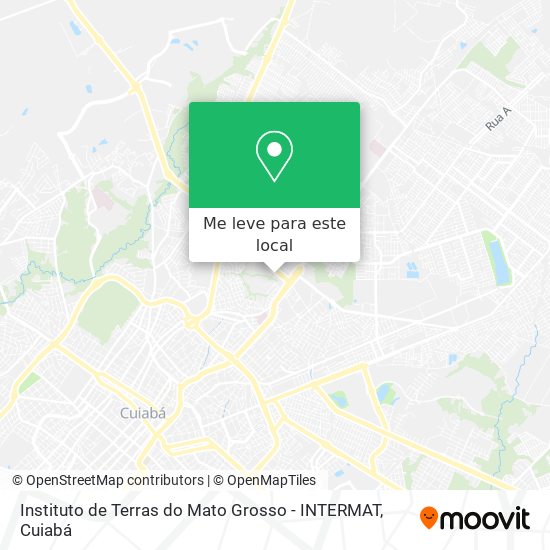 Instituto de Terras do Mato Grosso - INTERMAT mapa