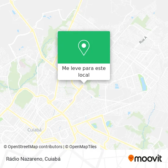 Rádio Nazareno mapa