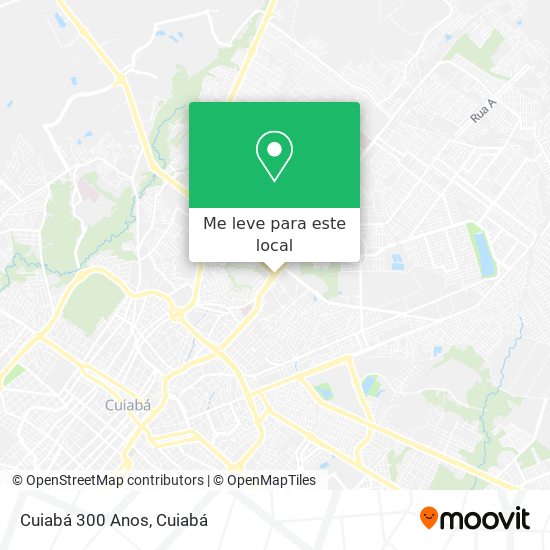 Cuiabá 300 Anos mapa