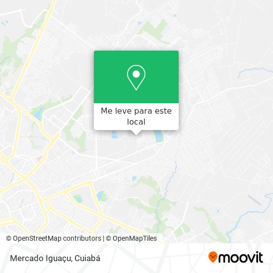 Mercado Iguaçu mapa