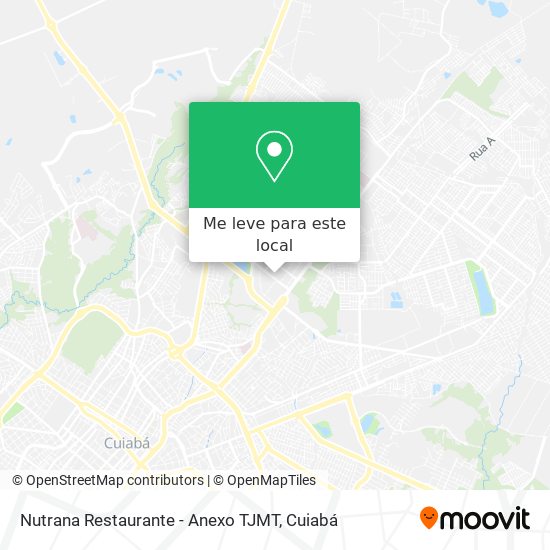Nutrana Restaurante - Anexo TJMT mapa