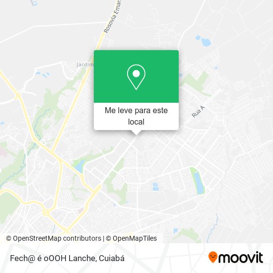 Fech@ é oOOH Lanche mapa