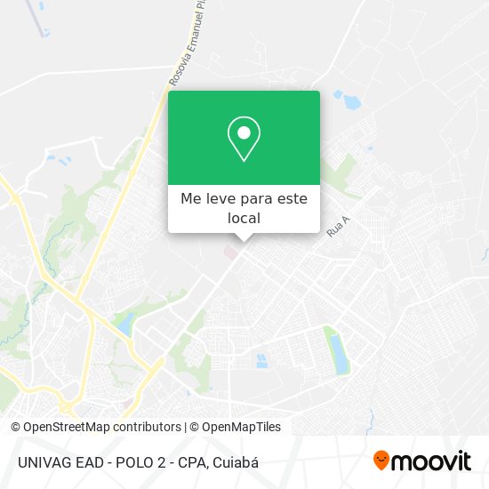 UNIVAG EAD - POLO 2 - CPA mapa