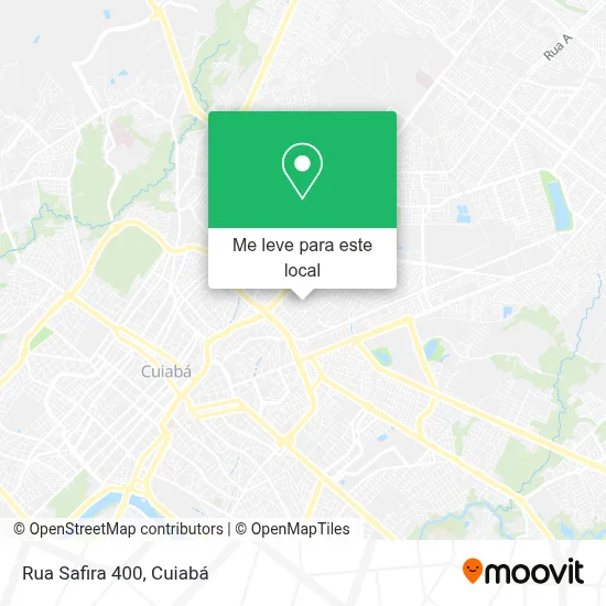 Rua Safira 400 mapa