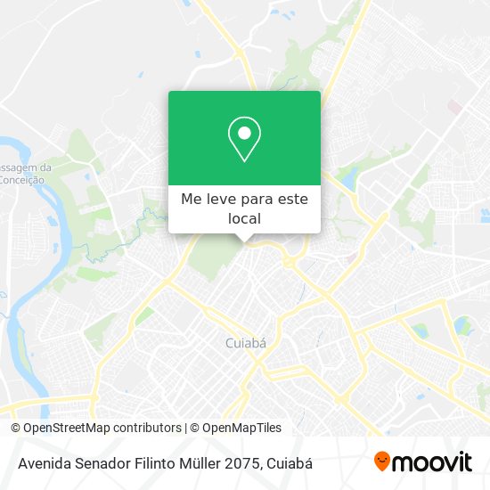 Avenida Senador Filinto Müller 2075 mapa