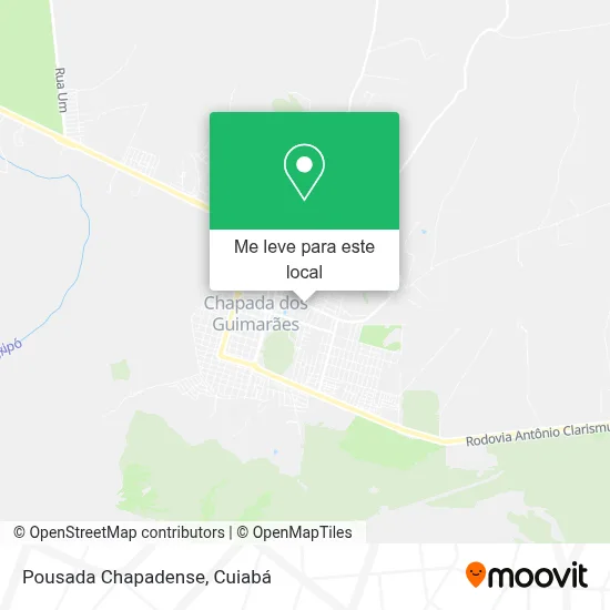 Pousada Chapadense mapa
