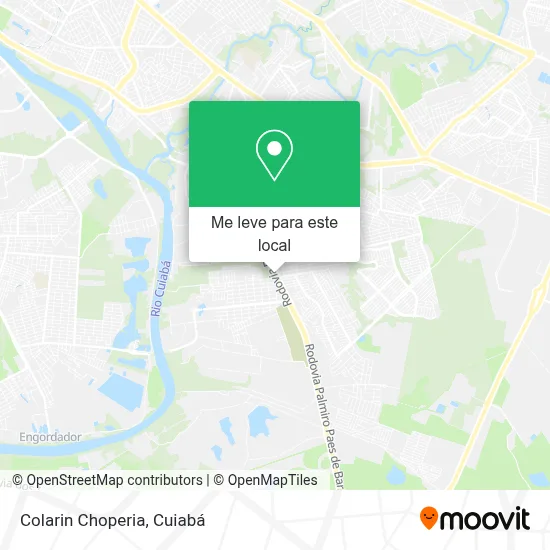 Colarin Choperia mapa