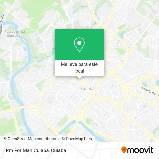 Rm For Man Cuiabá mapa