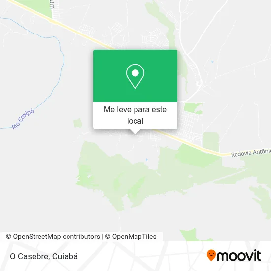 O Casebre mapa
