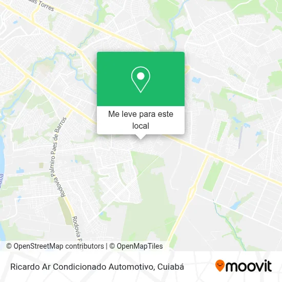 Ricardo Ar Condicionado Automotivo mapa