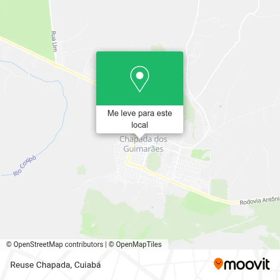 Reuse Chapada mapa
