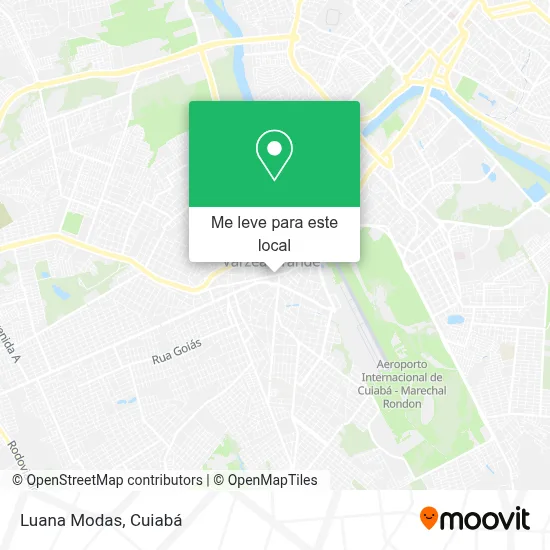 Luana Modas mapa