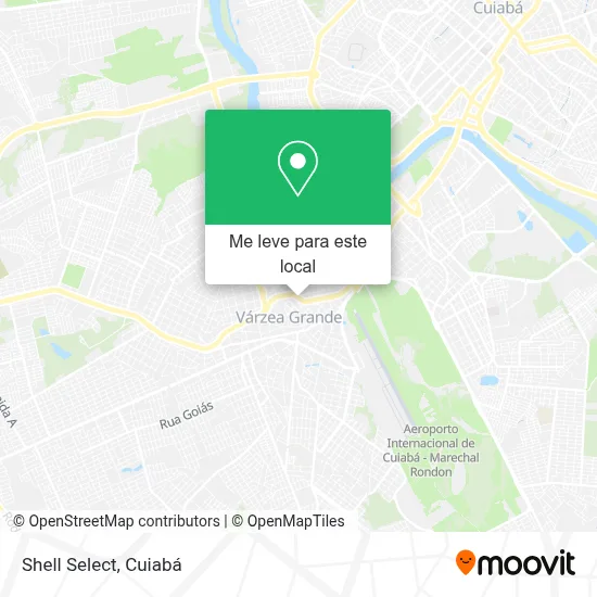 Shell Select mapa