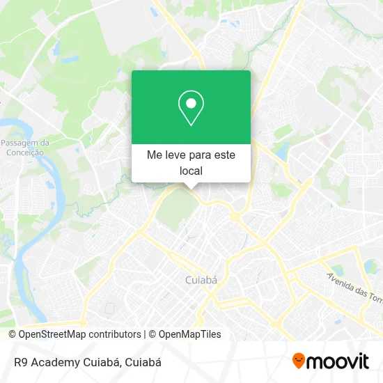 R9 Academy Cuiabá mapa