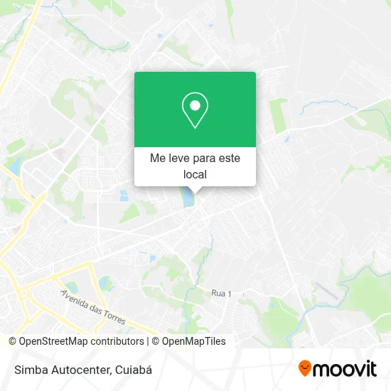 Simba Autocenter mapa