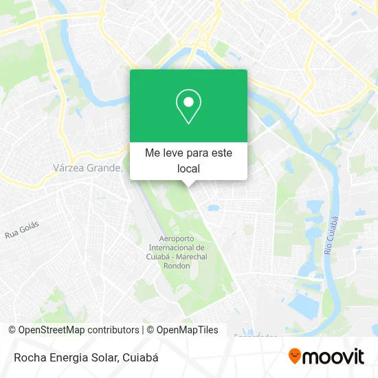 Rocha Energia Solar mapa
