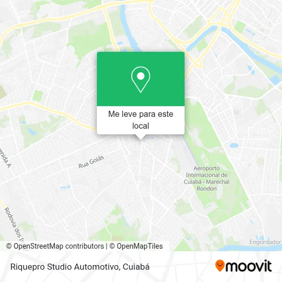 Riquepro Studio Automotivo mapa