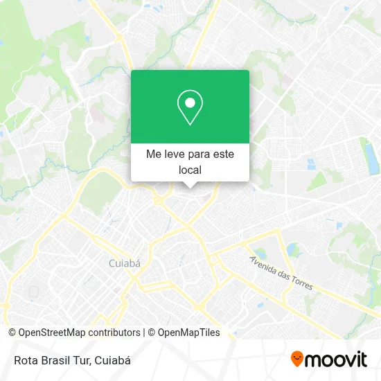 Rota Brasil Tur mapa