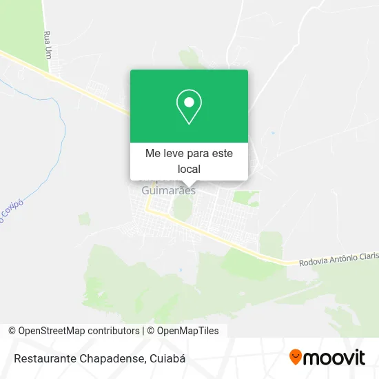 Restaurante Chapadense mapa