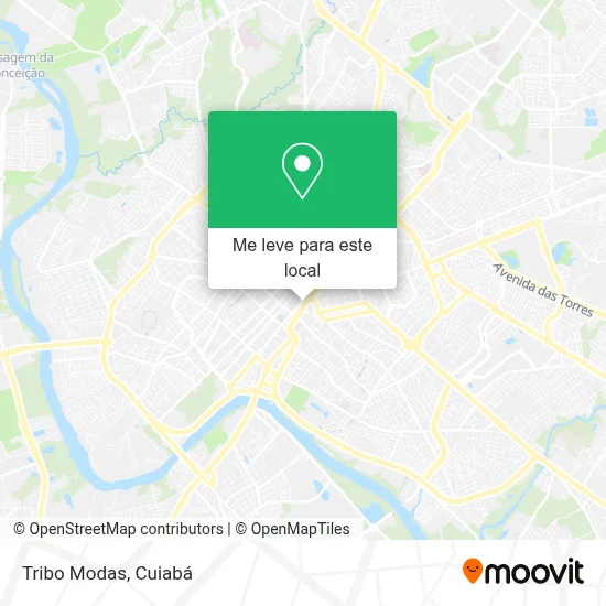 Tribo Modas mapa