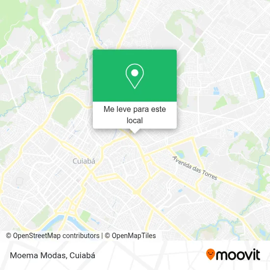 Moema Modas mapa