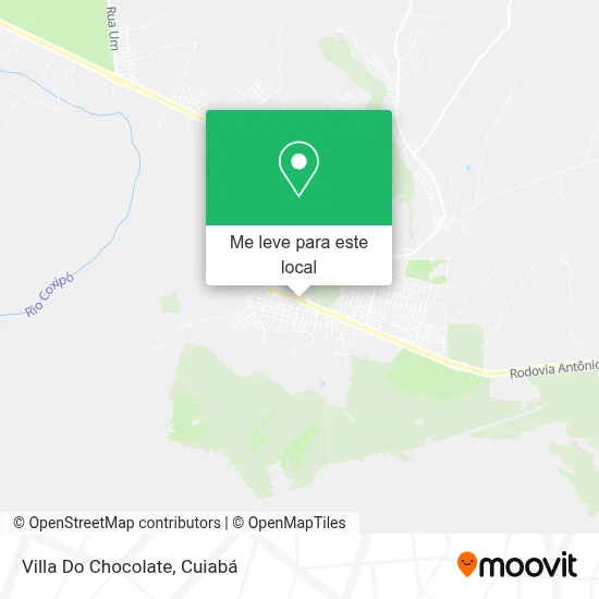 Villa Do Chocolate mapa