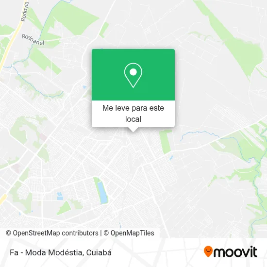 Fa - Moda Modéstia mapa