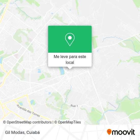 Gil Modas mapa