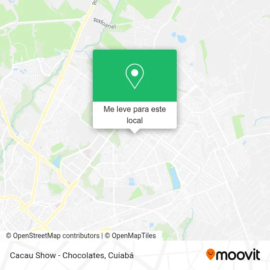 Cacau Show - Chocolates mapa