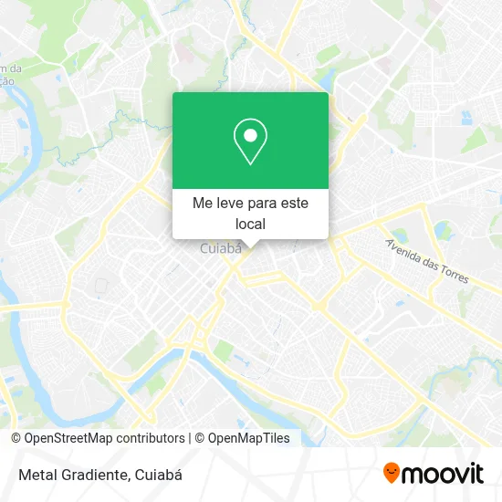 Metal Gradiente mapa