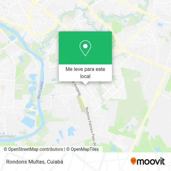Rondons Multas mapa
