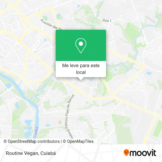Routine Vegan mapa