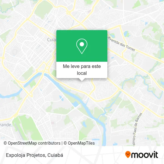 Expoloja Projetos mapa