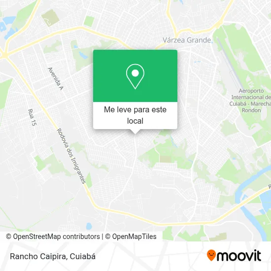 Rancho Caipira mapa