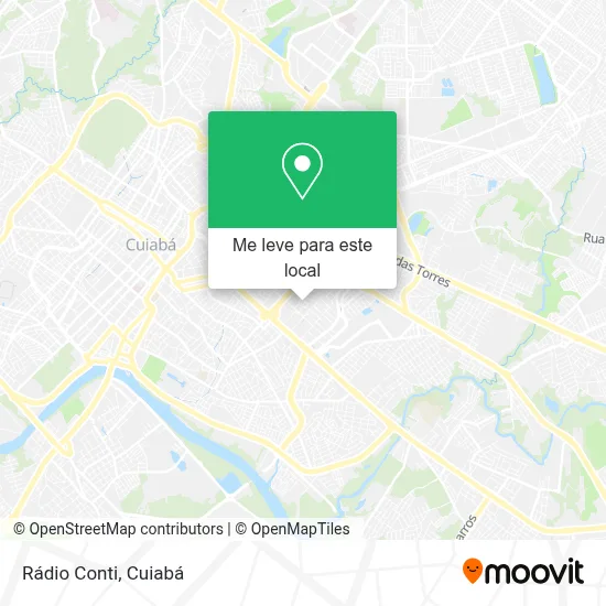 Rádio Conti mapa