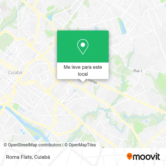 Roma Flats mapa