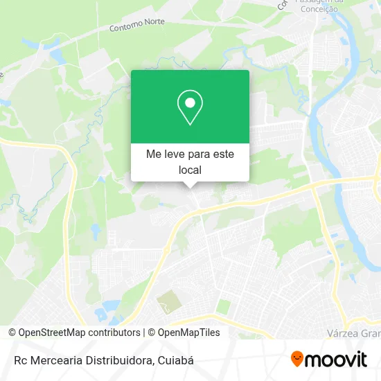 Rc Mercearia Distribuidora mapa