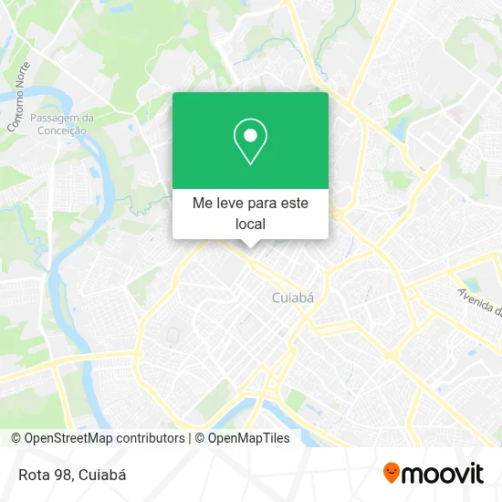 Rota 98 mapa