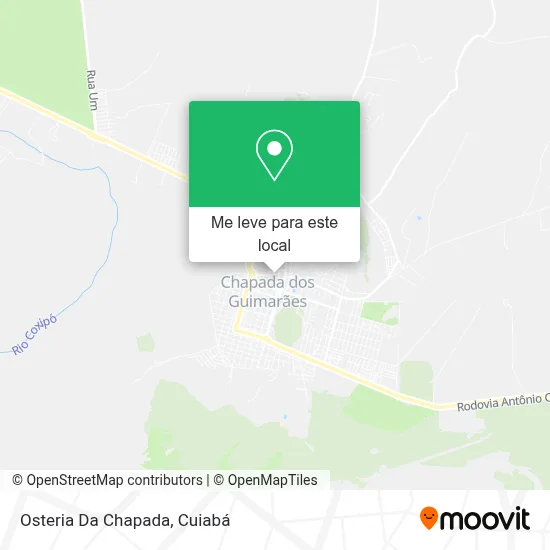 Osteria Da Chapada mapa