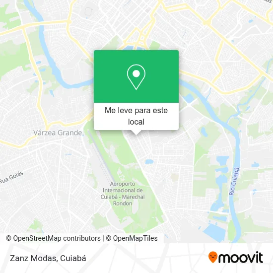Zanz Modas mapa