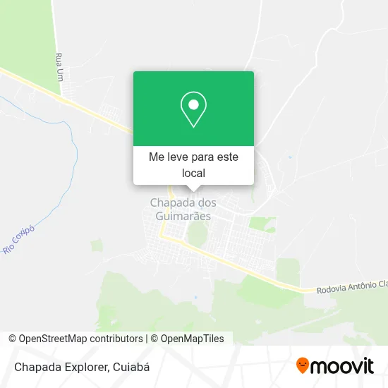 Chapada Explorer mapa